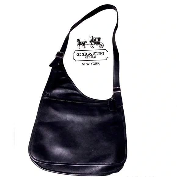 Coach | Bags | Vintage Coach Black Crossbody Saddle Bag